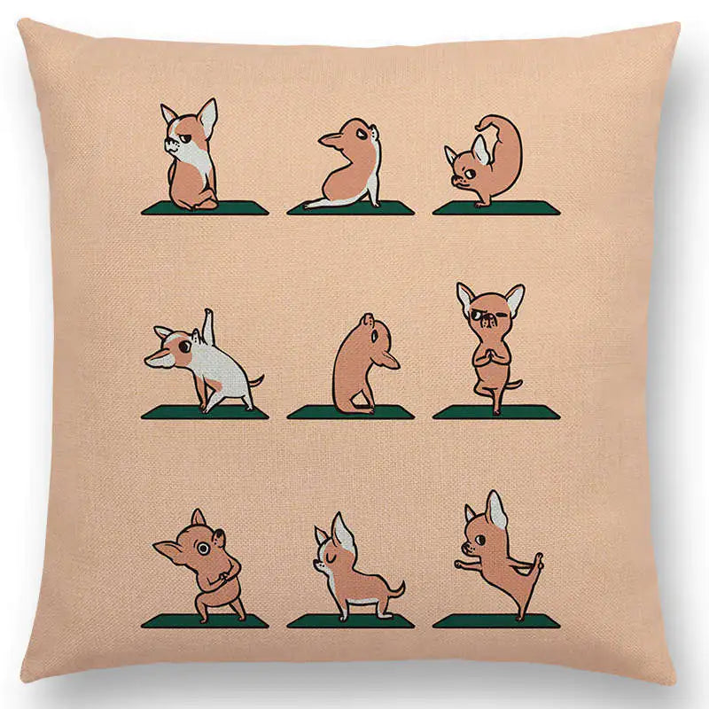Dog Print Pillowcase