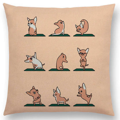 Dog Print Pillowcase