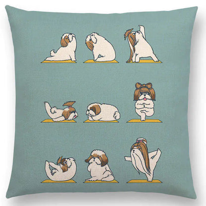 Dog Print Pillowcase