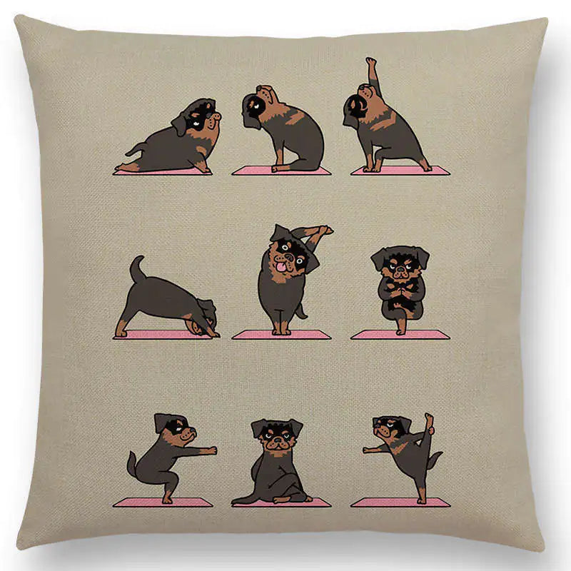 Dog Print Pillowcase