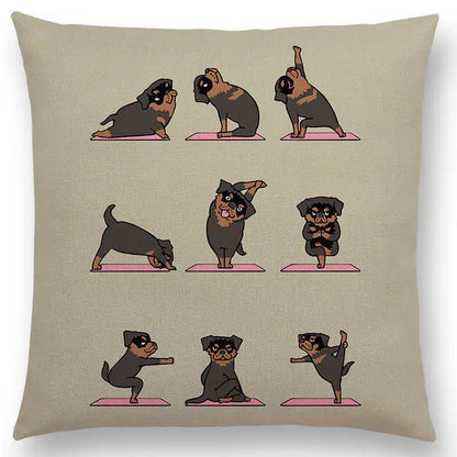 Dog Print Pillowcase