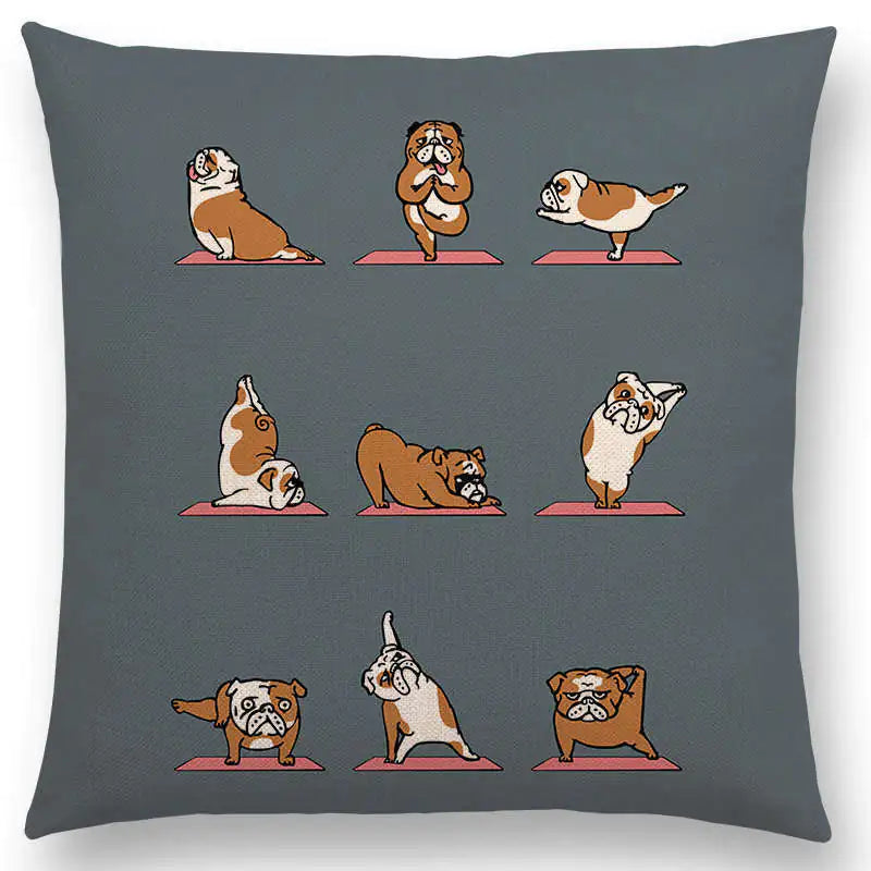Dog Print Pillowcase