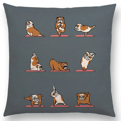 Dog Print Pillowcase