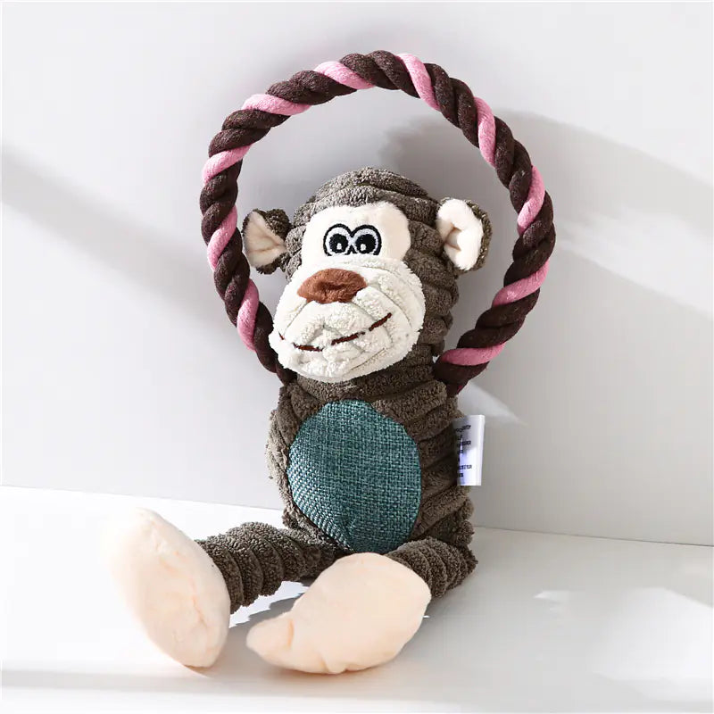 Plush Toys - Monkey, Lion, Elephant