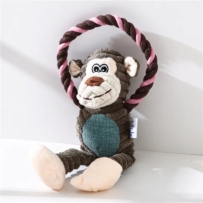 Plush Toys - Monkey, Lion, Elephant