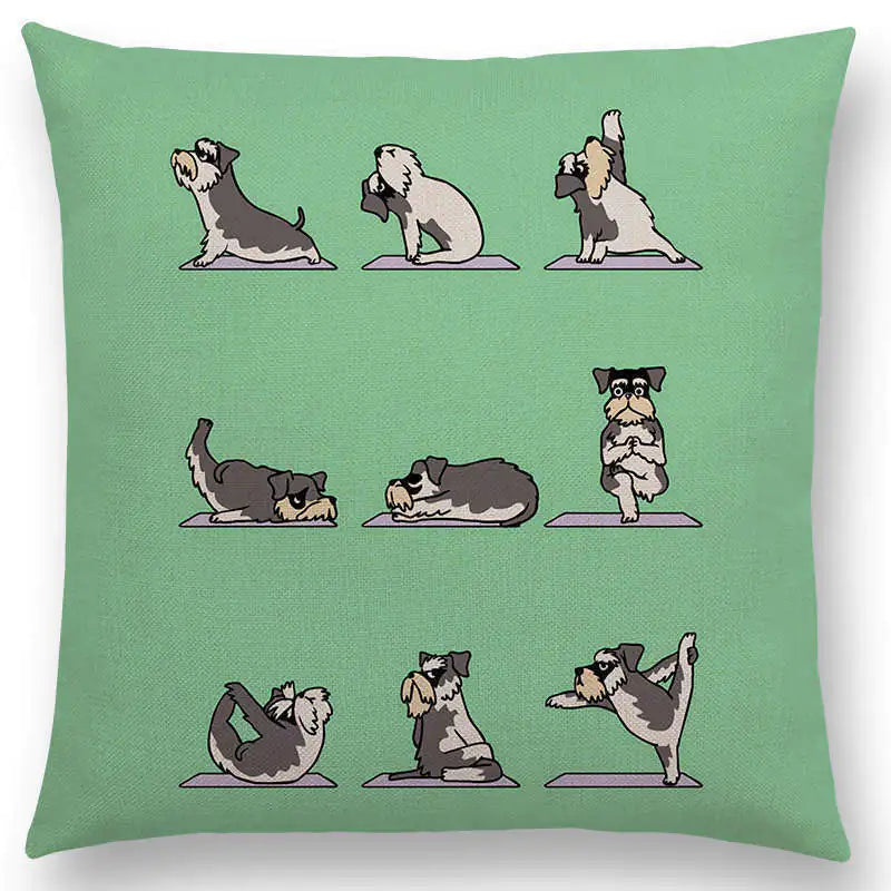 Dog Print Pillowcase