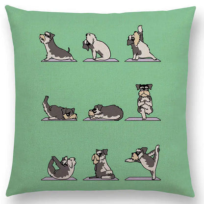 Dog Print Pillowcase