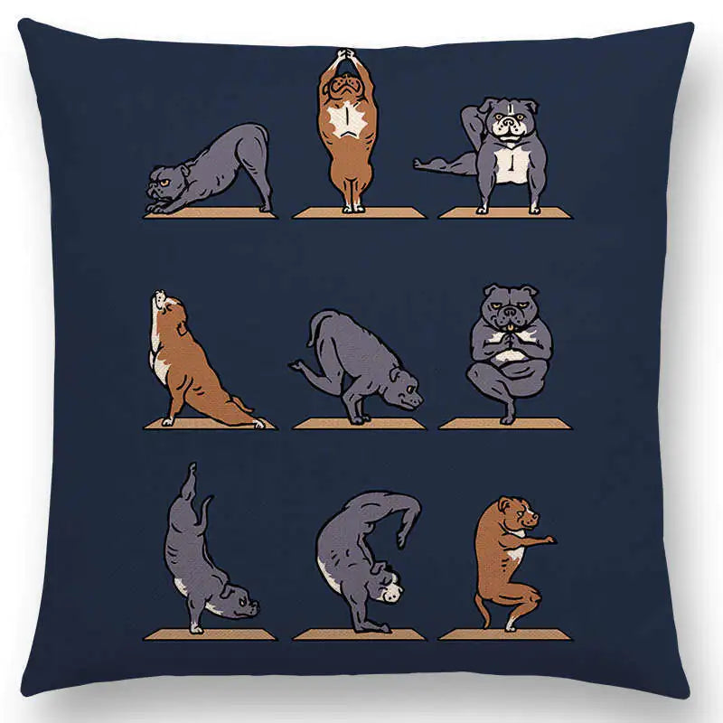 Dog Print Pillowcase
