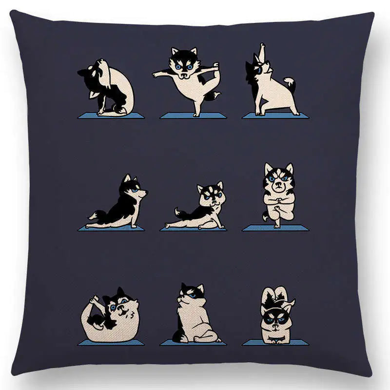 Dog Print Pillowcase