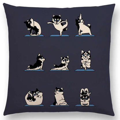 Dog Print Pillowcase