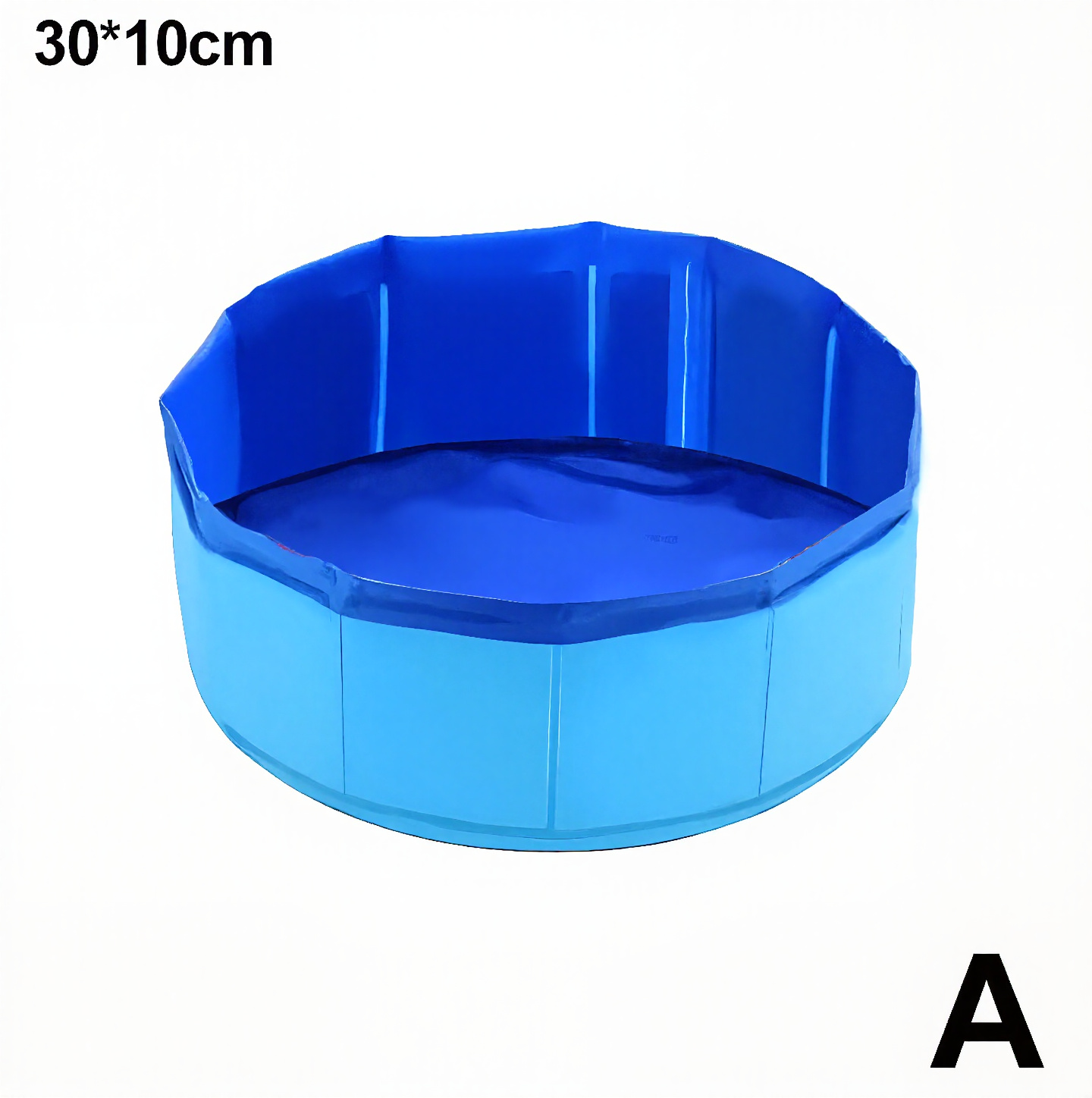 Foldable Pet Pool with Vinyl Toys