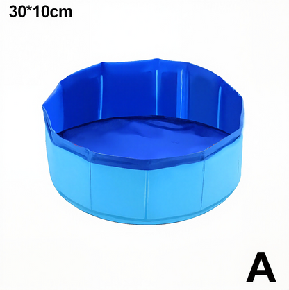 Foldable Pet Pool with Vinyl Toys